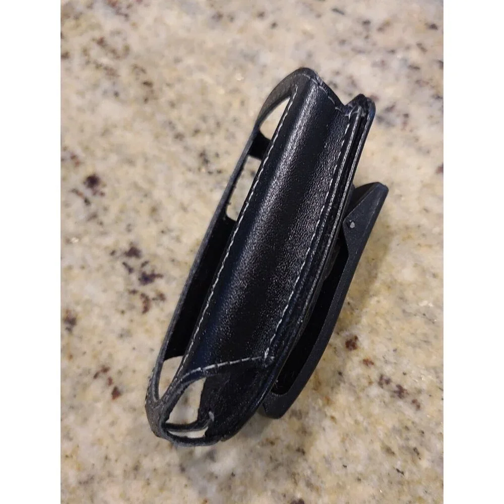 Krusell Blaze Multidapt Leather Case for Flip Phones Black Belt Clip